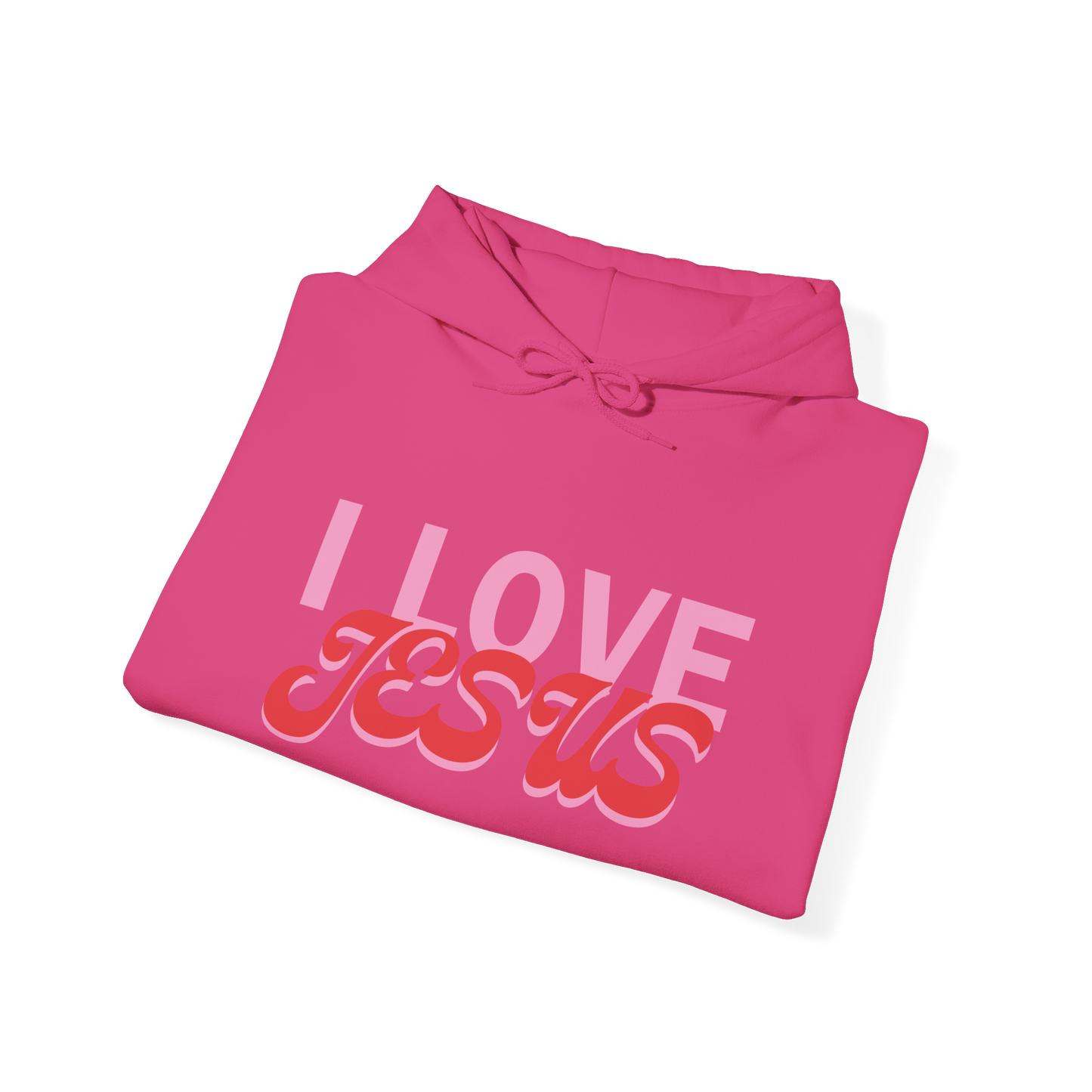 Love Jesus Hoodie – Unisex Christian Hoodie | Faith-Based Apparel for Everyday Wear