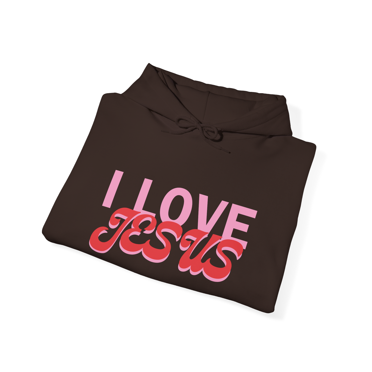 Love Jesus Hoodie – Unisex Christian Hoodie | Faith-Based Apparel for Everyday Wear