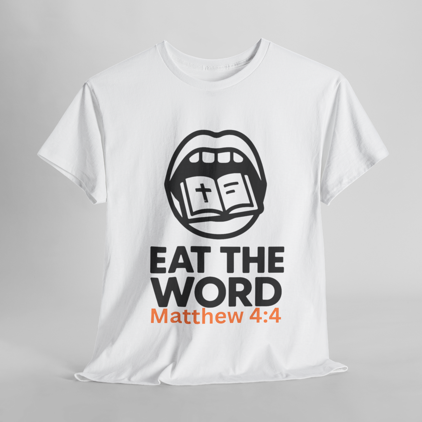 Classic Eat The Word T-Shirt – Unisex Christian Graphic Tee | Faith-Based Apparel Inspired by Scripture