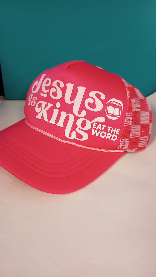 Jesus Is King Trucker Hat – Bold Faith Meets Everyday Style