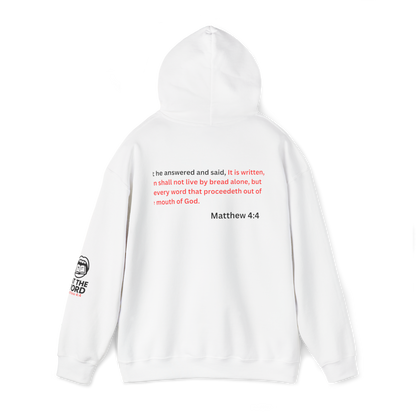 Classic Eat the Word Hoodie – Christian Faith-Based Apparel | Matthew 4:4 Inspired Sweatshirt