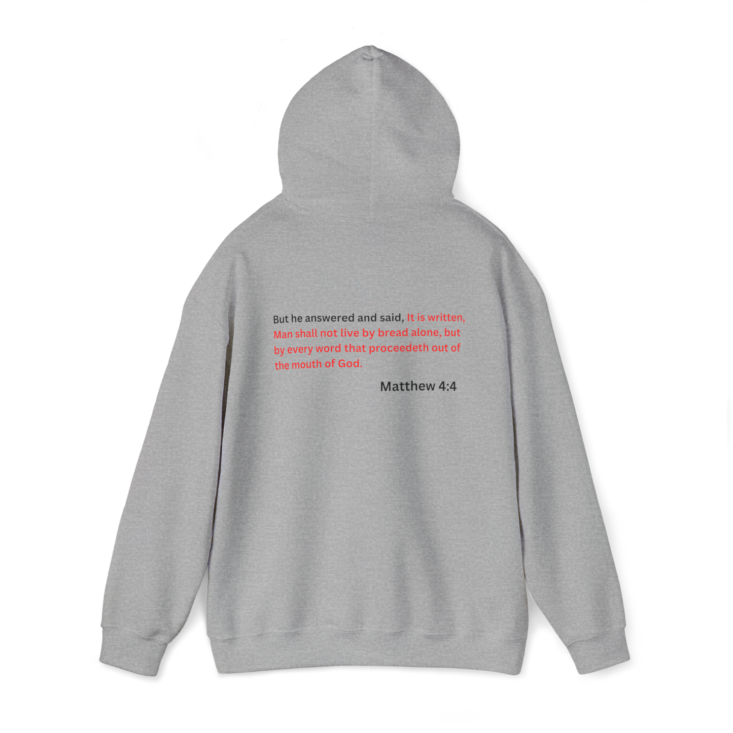 Classic Eat the Word Hoodie – Christian Faith-Based Apparel | Matthew 4:4 Inspired Sweatshirt
