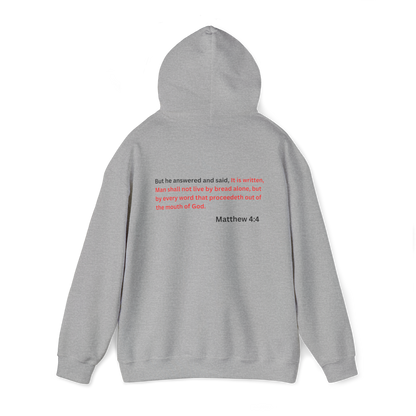 Classic Eat the Word Hoodie – Christian Faith-Based Apparel | Matthew 4:4 Inspired Sweatshirt