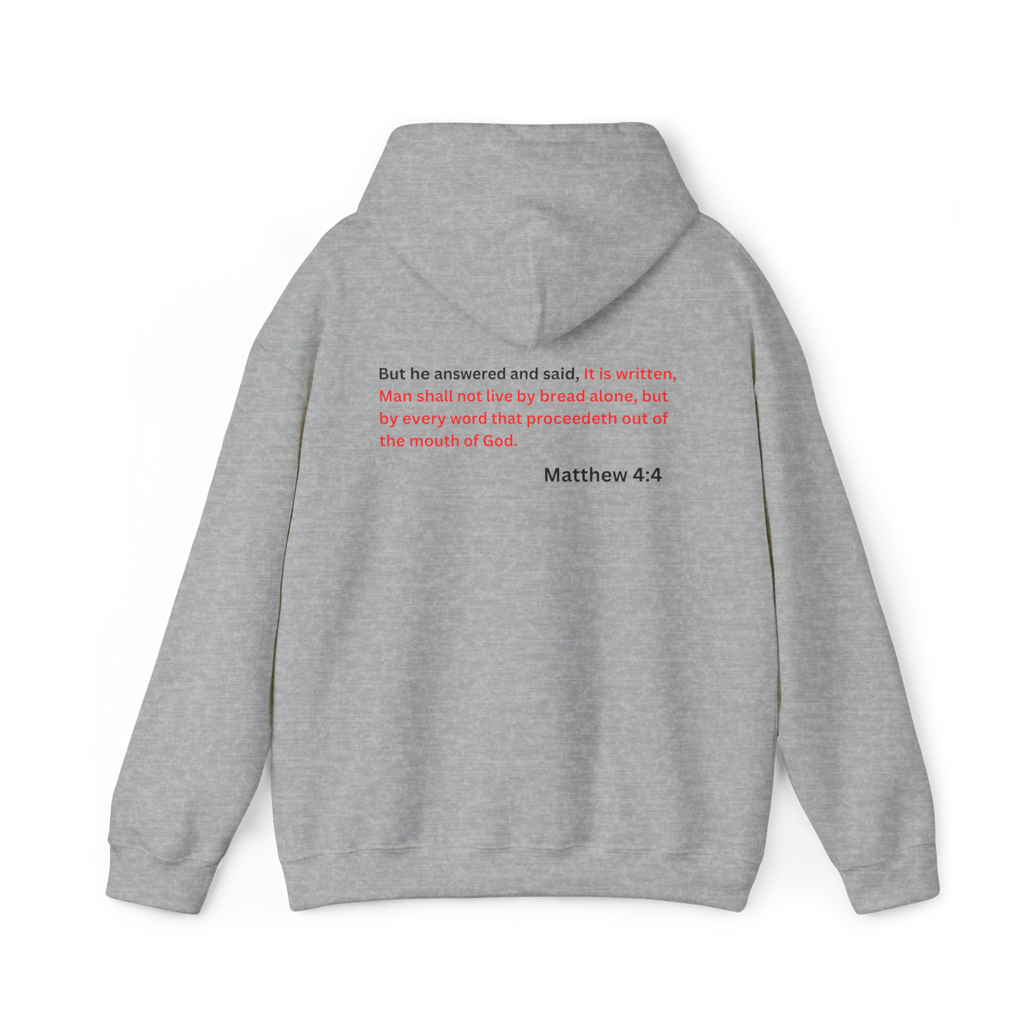 Classic Eat the Word Hoodie – Christian Faith-Based Apparel | Matthew 4:4 Inspired Sweatshirt