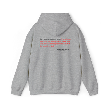 Classic Eat the Word Hoodie – Christian Faith-Based Apparel | Matthew 4:4 Inspired Sweatshirt