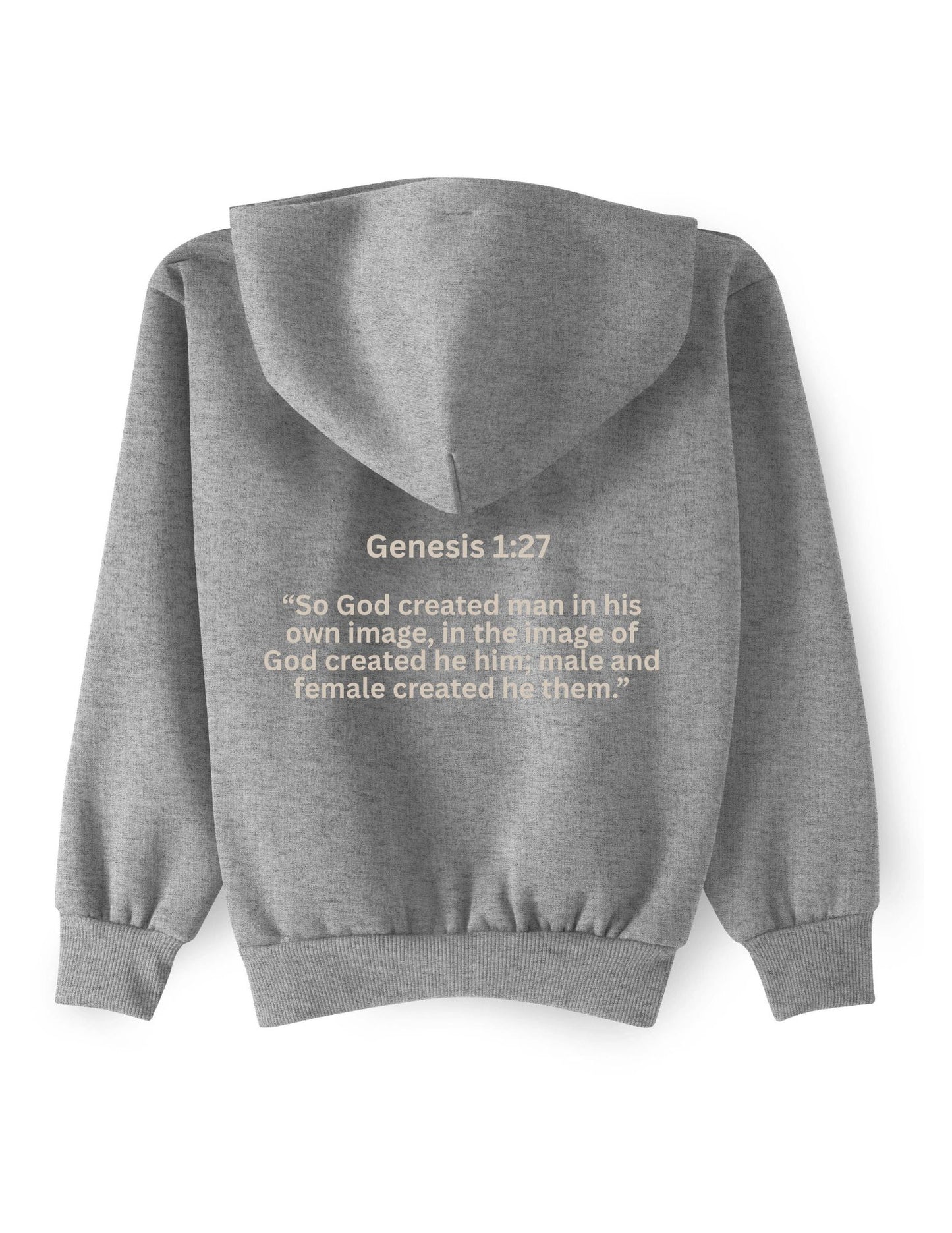 Created by the Creator Kids Hoodie – Colorful Christian Design | Genesis 1:27 | Eat The Word Apparel