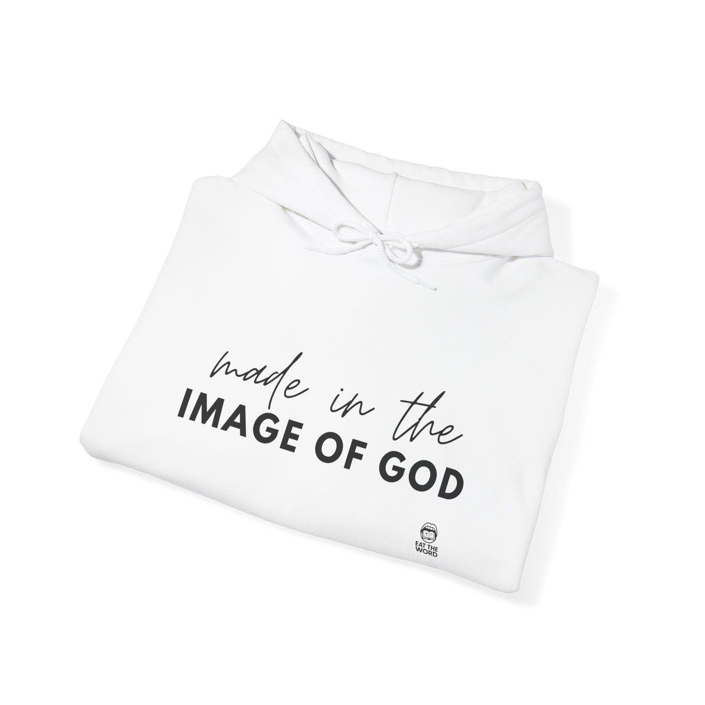 "Made in the Image of God Hoodie | Christian Identity & Faith Apparel"