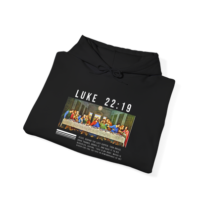 "The Last Supper Hoodie - Luke 22:19 | Faith-Inspired Streetwear"