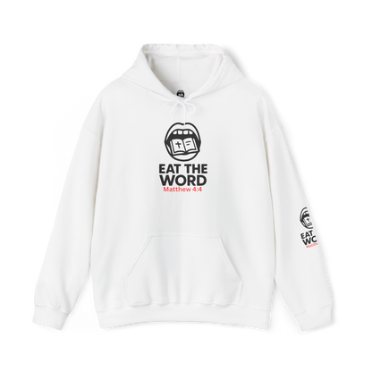 Classic Eat the Word Hoodie – Christian Faith-Based Apparel | Matthew 4:4 Inspired Sweatshirt
