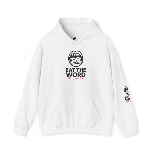 Classic Eat the Word Hoodie – Christian Faith-Based Apparel | Matthew 4:4 Inspired Sweatshirt