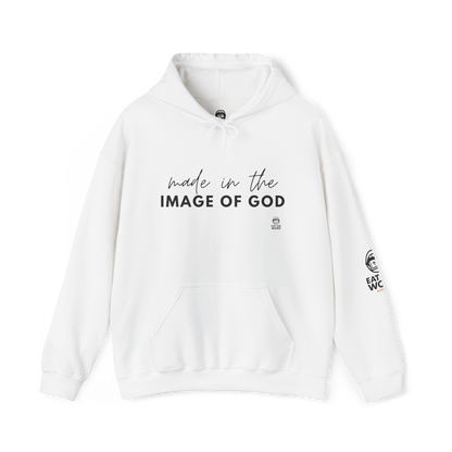 "Made in the Image of God Hoodie | Christian Identity & Faith Apparel"