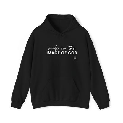 "Made in the Image of God Hoodie | Christian Identity & Faith Apparel"
