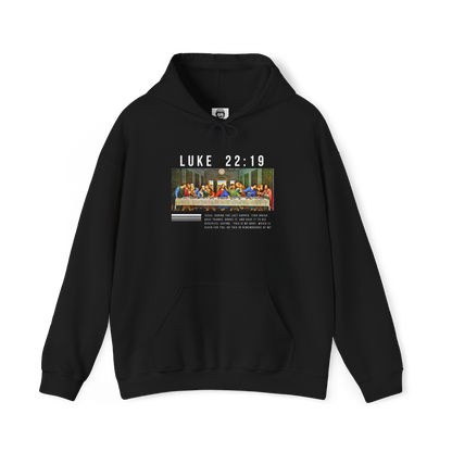 "The Last Supper Hoodie - Luke 22:19 | Faith-Inspired Streetwear"