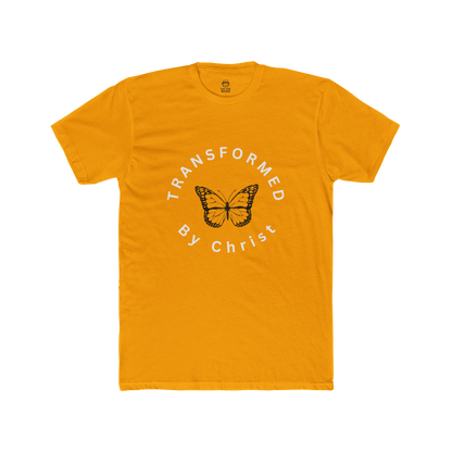 Transformed by Christ T-Shirt – Christian Faith Graphic Tee | Romans 12:2 Inspired Apparel