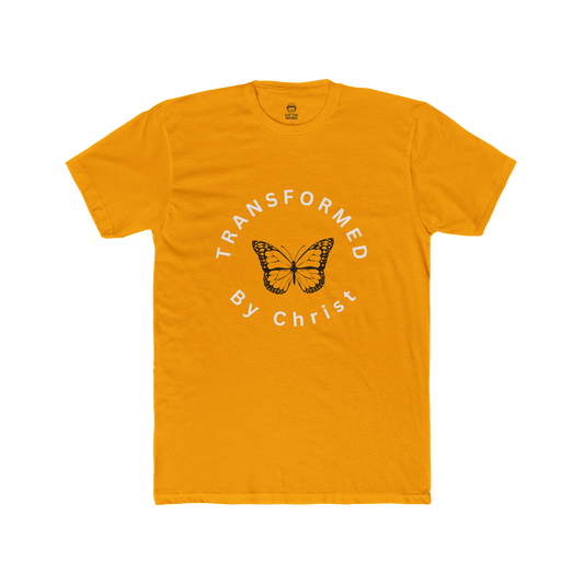 Transformed by Christ T-Shirt – Christian Faith Graphic Tee | Romans 12:2 Inspired Apparel