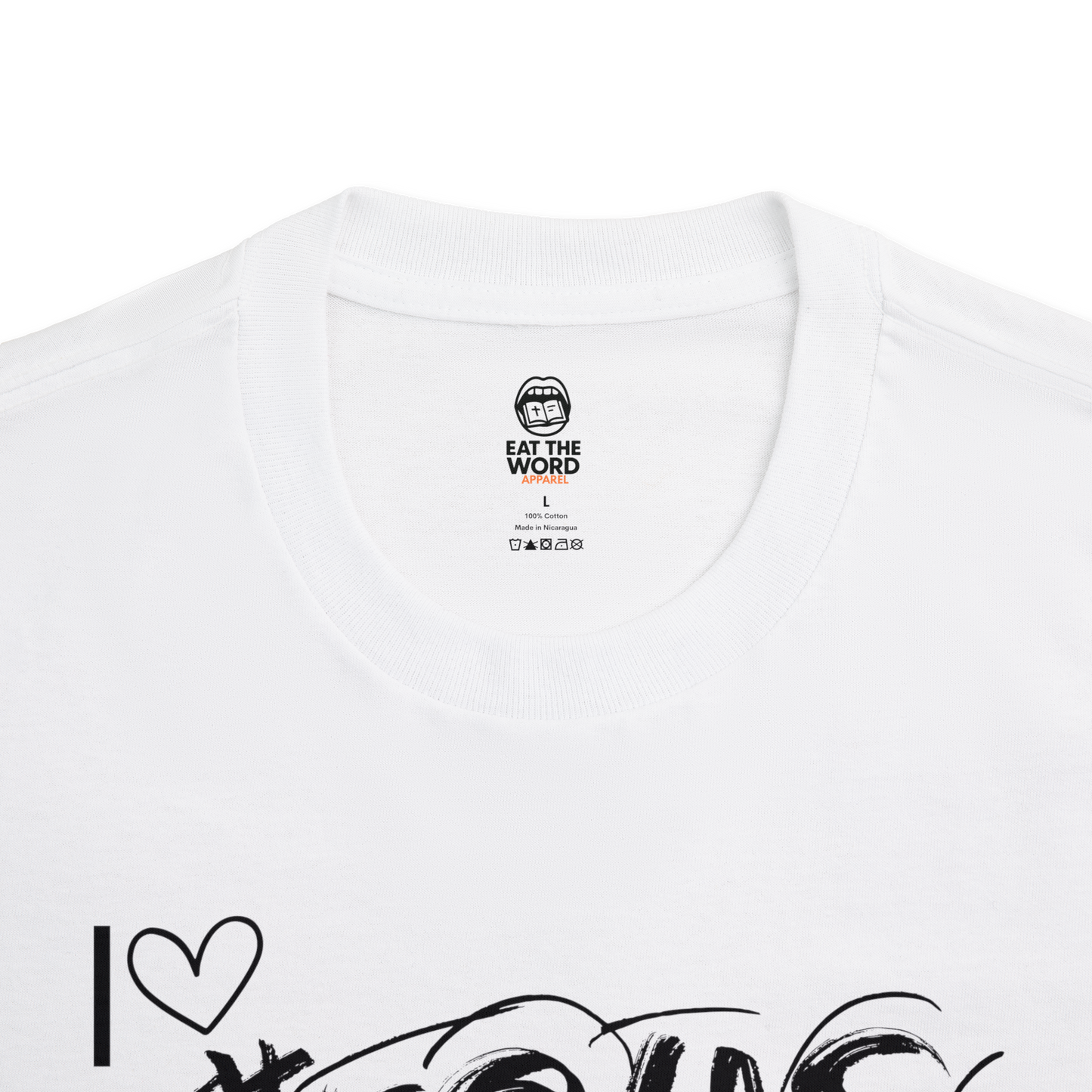 Love Jesus Unisex Classic Tee – Christian Graphic T-Shirt | Faith-Based Apparel for Men & Women