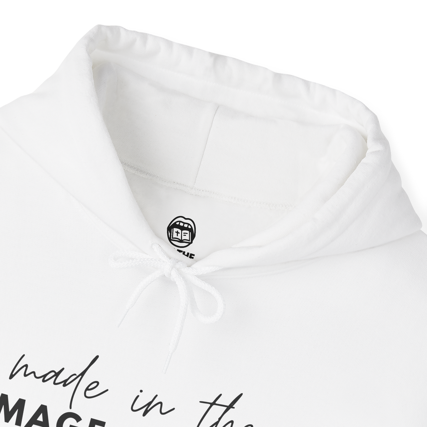 "Made in the Image of God Hoodie | Christian Identity & Faith Apparel"