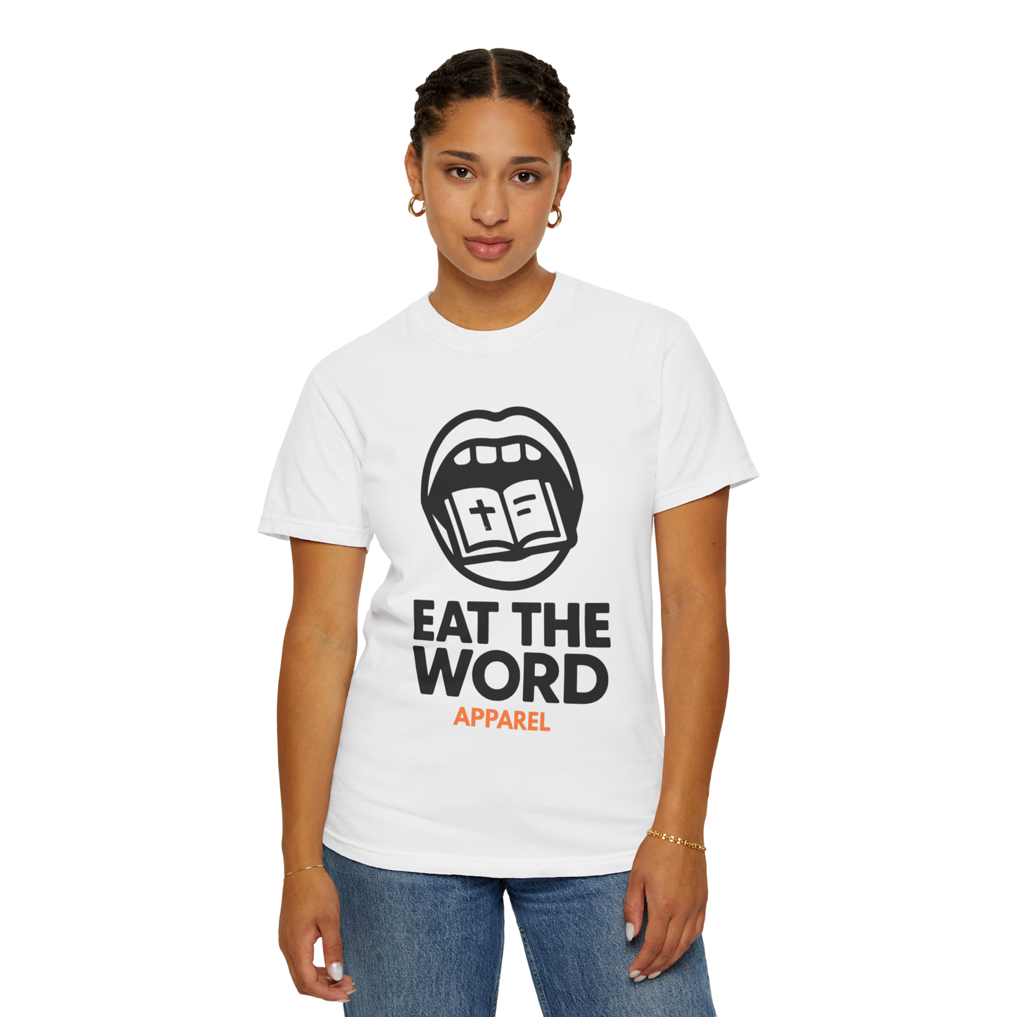 Classic Eat The Word T-Shirt – Unisex Christian Graphic Tee | Faith-Based Apparel Inspired by Scripture