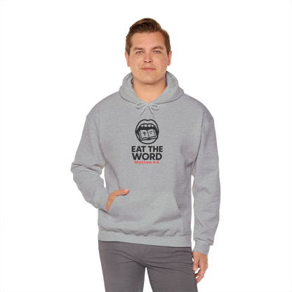 Classic Eat the Word Hoodie – Christian Faith-Based Apparel | Matthew 4:4 Inspired Sweatshirt