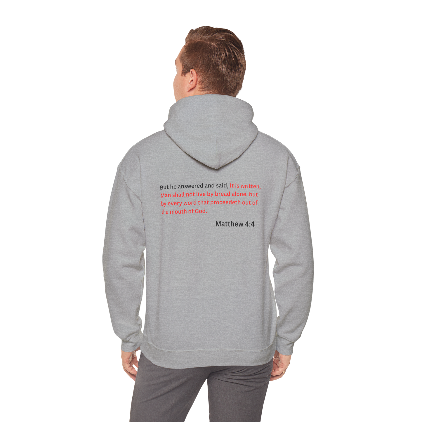 Classic Eat the Word Hoodie – Christian Faith-Based Apparel | Matthew 4:4 Inspired Sweatshirt