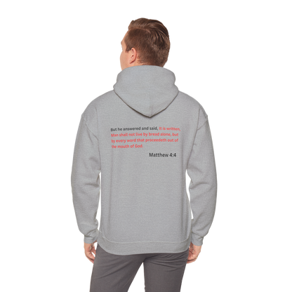Classic Eat the Word Hoodie – Christian Faith-Based Apparel | Matthew 4:4 Inspired Sweatshirt