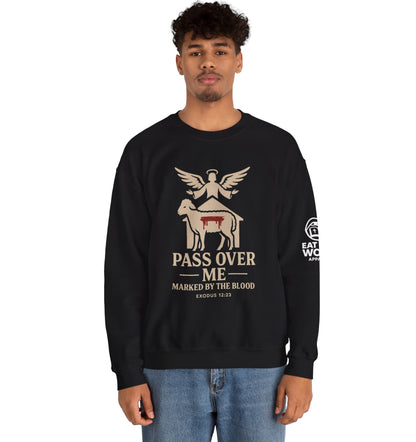 Pass Over Me T-Shirt – Covered by the Blood – Christian Passover Apparel | Eat The Word Apparel