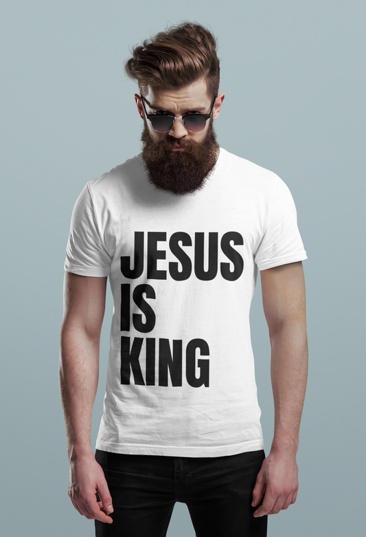 Jesus Is King T-Shirt | Bold Christian Graphic Tee | Faith Apparel